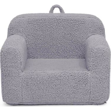Cozee Sherpa Chair For Kids For Ages 18 Months and Up In Grey
