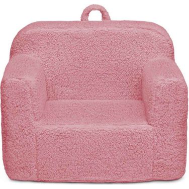 Cozee Sherpa Chair For Kids For Ages 18 Months and Up In Pink