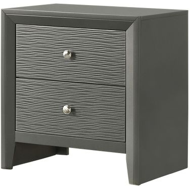 Denker Night Stand In Gunmetal