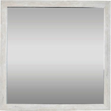 Denver Modern Style Square Mirror In Gray