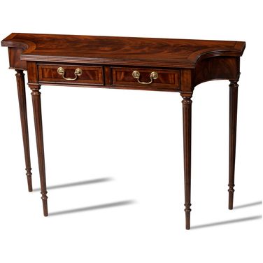 Derby Console In Mahogany and Brass
