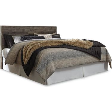 Derekson King Panel Headboard In Multi Gray