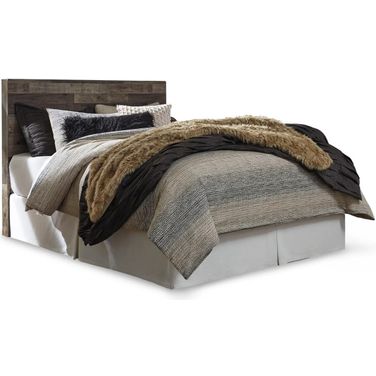 Derekson Queen Panel Headboard In Multi Gray