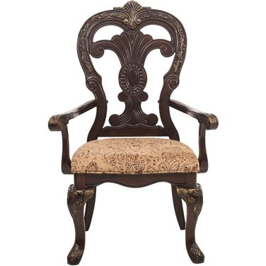 Deryn Park Cherry Arm Chair Set of 2