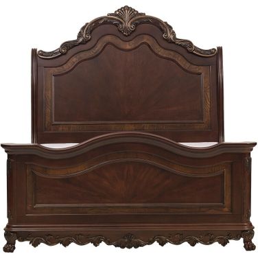 Deryn Park Queen Sleigh Bed In Cherry
