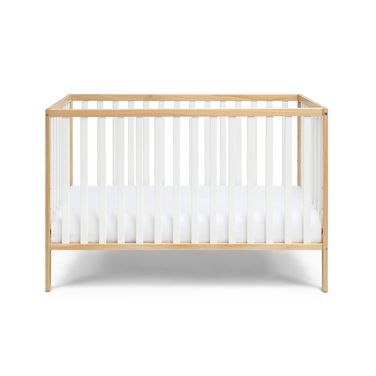 Deux Remi Island Crib In Natural and White