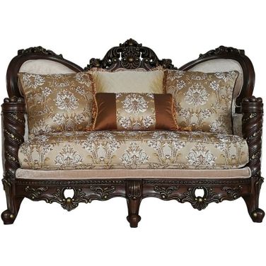 Devayne and Dark Walnut Loveseat