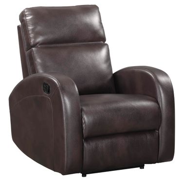 Devin Manual Recliner Set of 2 In Pebble Brown