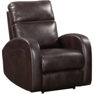 Devin Power Recliner In Pebble Brown