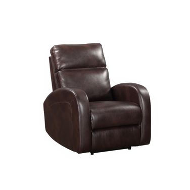 Devin Power Recliner Set of 2 In Pebble Brown