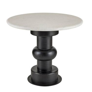 Devito End Table In White