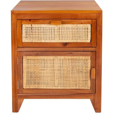 Devon 1 Drawer 1 Door Nightstand in Natural