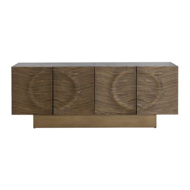 Dharkan Sideboard In Black and Antique Bronze