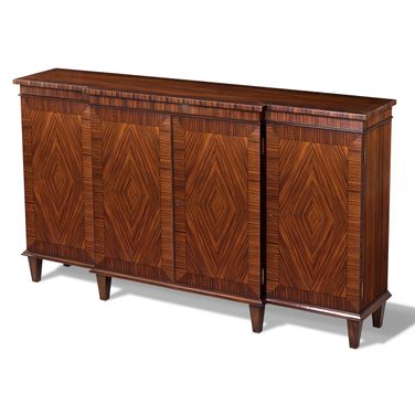 Diamond Rosewood Sideboard In Brown