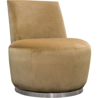 Diamond Sofa Blake Marigold Velvet Swivel Accent Chair