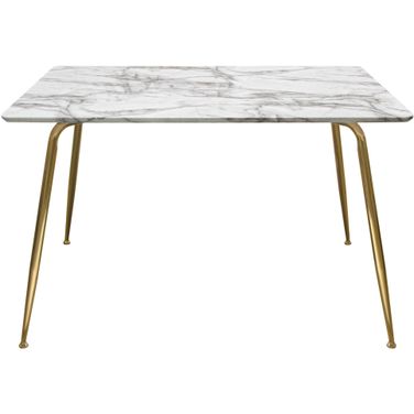 Diamond Sofa Chance White Grey Rectangular Dining Table
