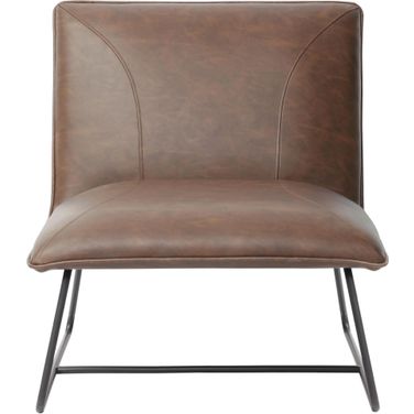 Diamond Sofa Jordan Chocolate Armless Accent Chair