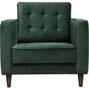 Diamond Sofa Juniper Hunter Green Tufted Chair