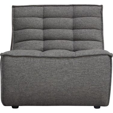 Diamond Sofa Marshall Grey Scooped Seat Armless Chair