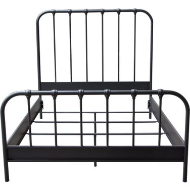 Diamond Sofa Mateo Rust Brown Metal Queen Bed
