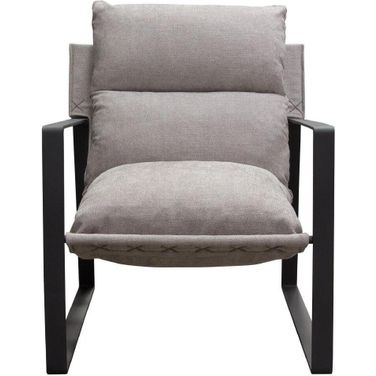 Diamond Sofa Miller Sling Accent Chair in Grey Fabric
