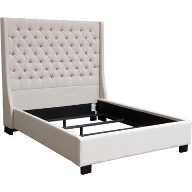 Diamond Sofa Park Ave Desert Sand Linen Queen Bed
