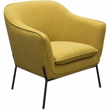 Diamond Sofa Status Yellow Fabric Accent Chair