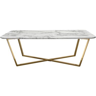 Diamond Sofa Vida White Grey Rectangle Cocktail Table