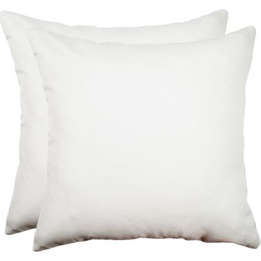 Diamonds Five Outdoor Pillows Set of 2 In Light Blue and Cream