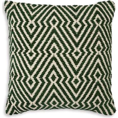 Digover Pillow In Ivory and Green