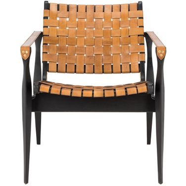 Dilan Safari Chair In Black And Brown