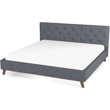 Dillon King Bed In Dark Grey