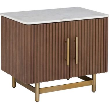 Dimitri Two Door Nightstand In Kafe