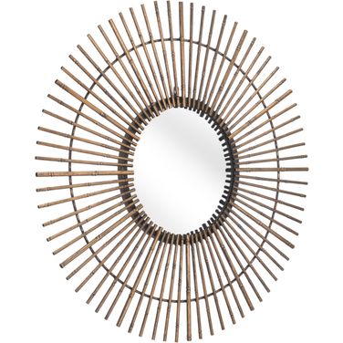 Dimond Mirror In Gold