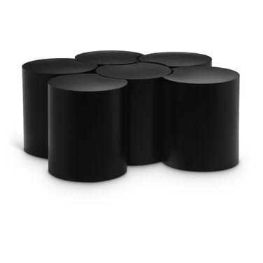 Dimple 6 Piece Coffee Table In Black