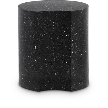 Dimple End Table In Black