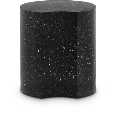 Dimple End Table In Black