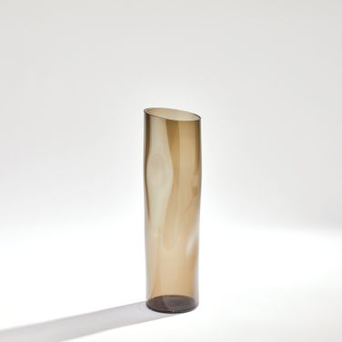 Dimple Vase In Smoke