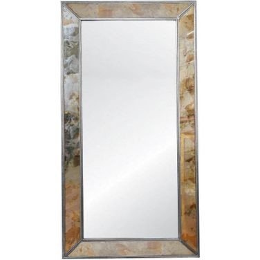 Dion Silver Leaf Floor Mirror