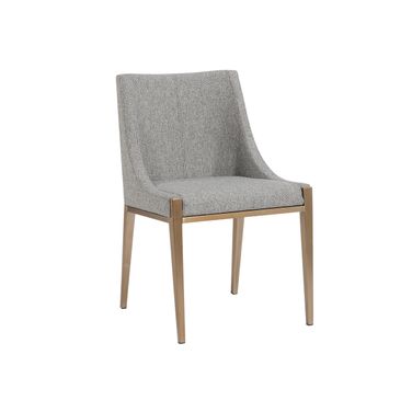 Dionne Dining Chair In Monument Pebble