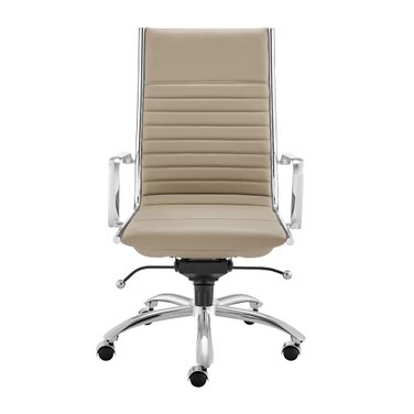 Dirk High Back Office Chair In Taupe