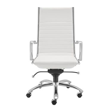 Dirk High Back Office Chair In White