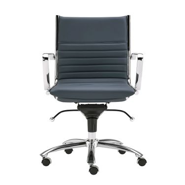 Dirk Low Back Office Chair In Blue