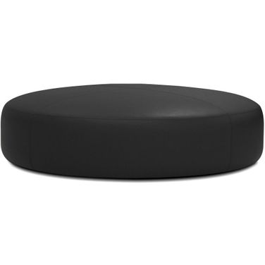 Disc 48 Inch Round Ottoman In Black
