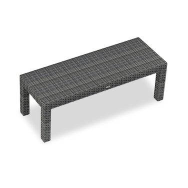 District 2-Seater Dining Bench In Textured Slate