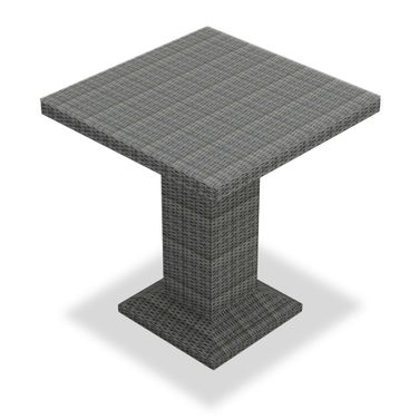 District 31 Inch Square Bar Table In Textured Slate