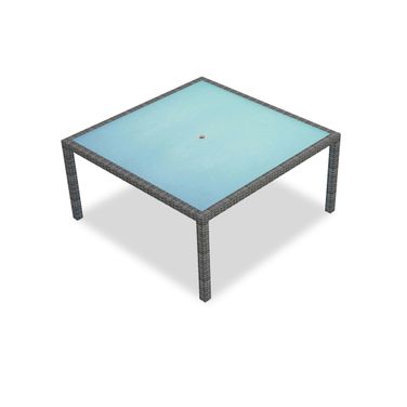 District 59 Inch Square Dining Table In Textured Slate