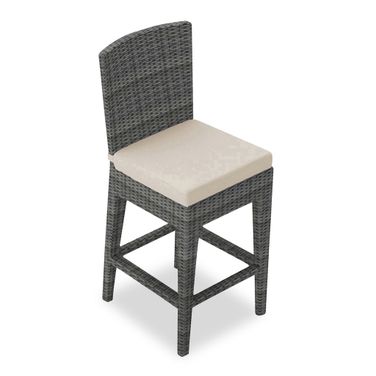 District Counter Height Chair In Canvas Flax and Slate