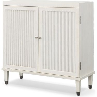 Dixon Two Door Chest In Off White