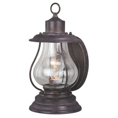 Dockside 6.25 Inch Outdoor Wall Light In Weathered Patina